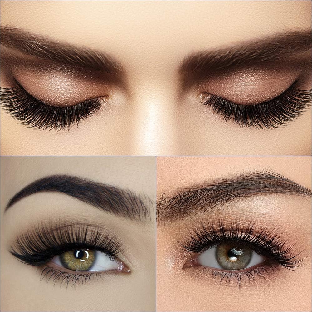 3 Pairs Magnetic Eyelashes and Eyeliner Kit