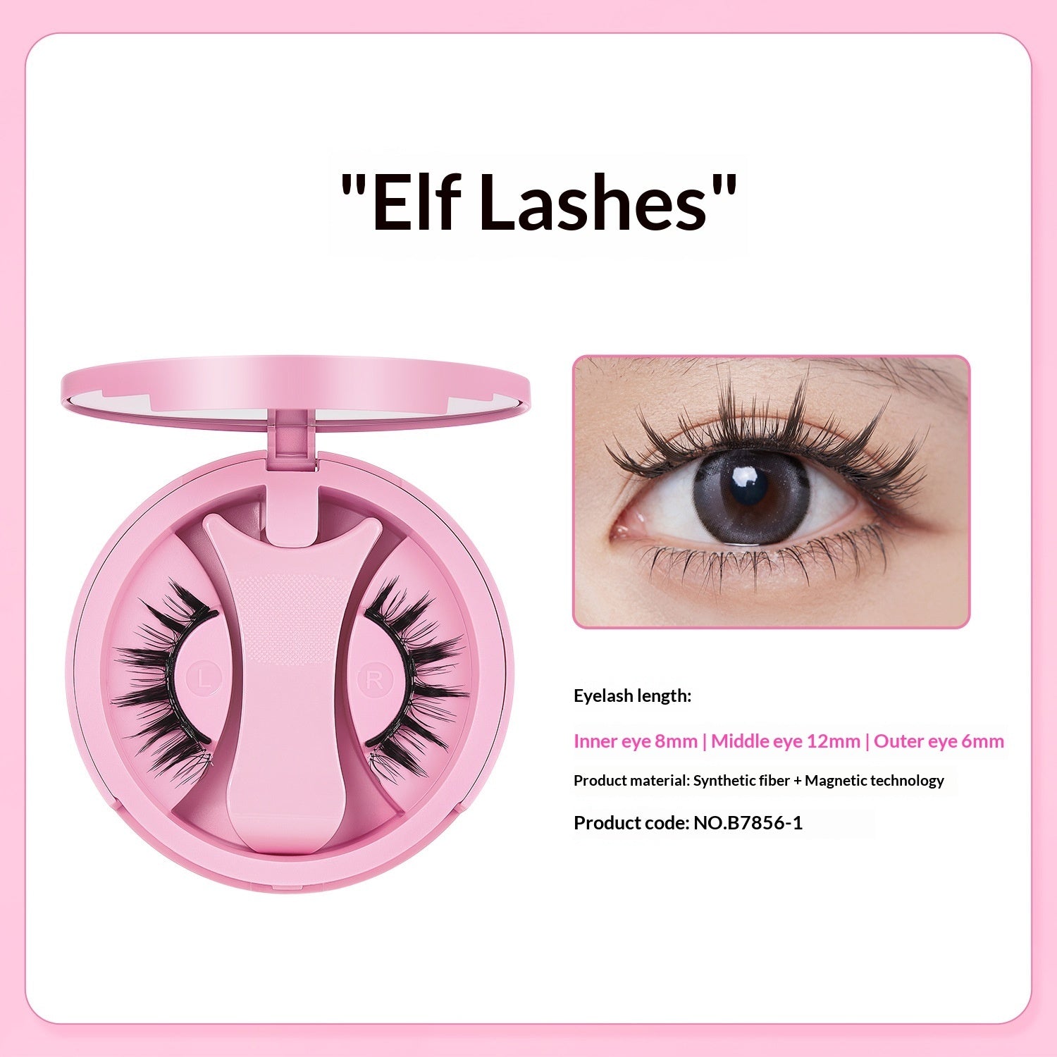 Elf Style Magnetic Eyelashes